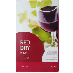Rotwein in der 10 l Box von Sokos